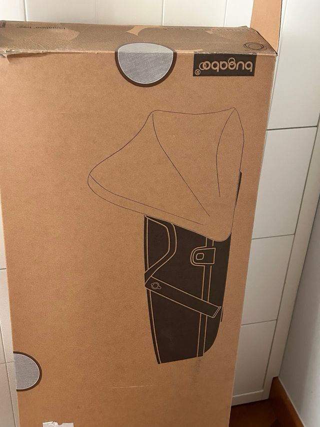 Capazo Bugaboo Bee5/6 Gris melange completo.