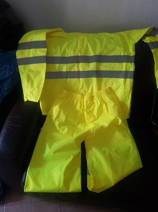 Pantalones lluvia REFLATEX reflectantes