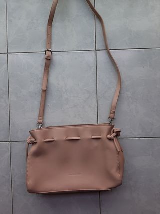 Bolso bandolera beige