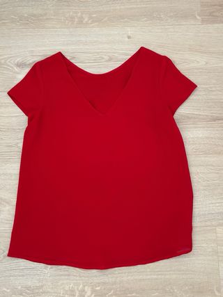 Blusa roja Biombo 13 talla S