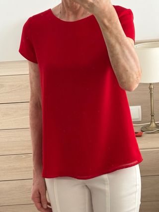 Blusa roja Biombo 13 talla S