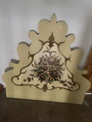 Cabecero cama antiguo - Madera - 90cm. 100 los dos