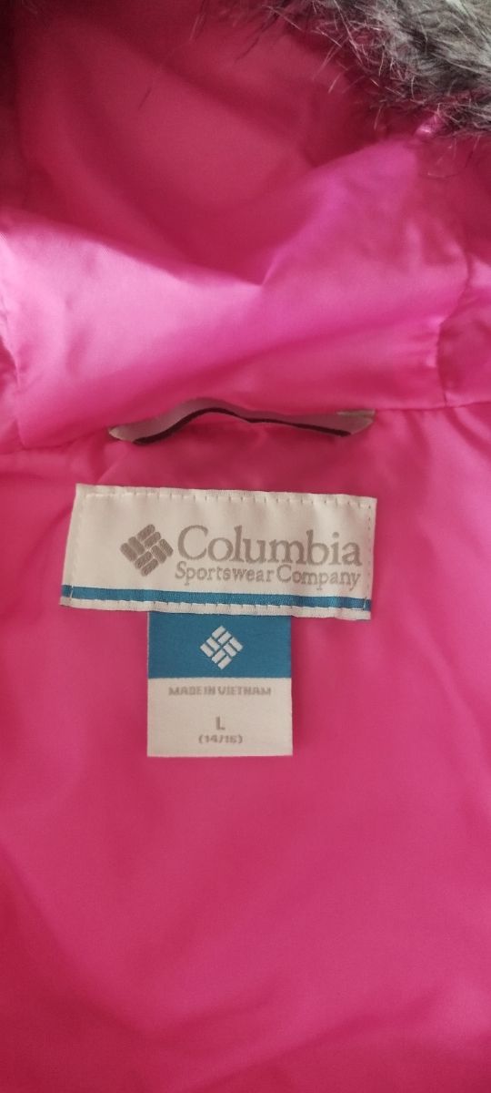 Chaqueta Columbia rosa niña