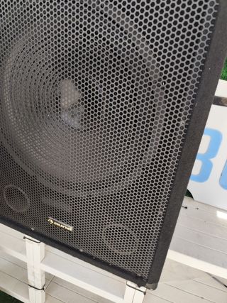 Subwoofer Altavox 15" 400w Con 2 salidas para 2 al