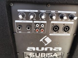 Subwoofer Altavox 15" 400w Con 2 salidas para 2 al