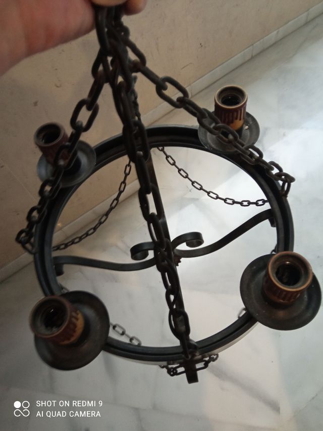 Lampara Forja Rustica