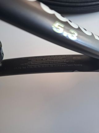 Raqueta Tenis Wilson Hyper Prostaff y pelotas