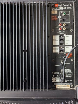 Subwoofer JBL ESC 340 Negro