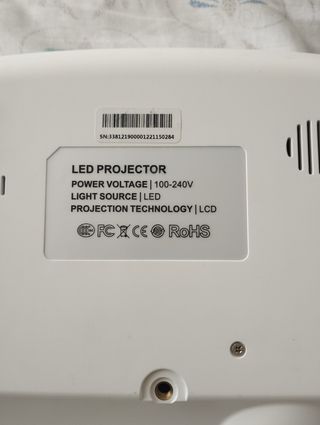 Proyector 720p mini.