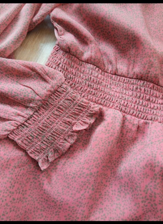 Vestido mini coral estampado