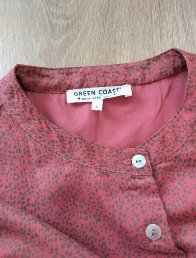 Vestido mini coral estampado