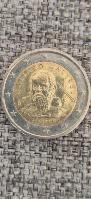 2€ Italia Galileo Galilei 2014