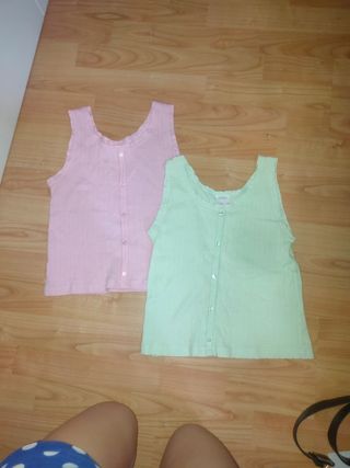 Tops sin mangas - Pack x2