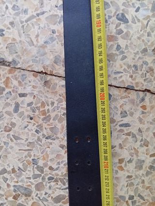 Cincha vaquera cuero negra