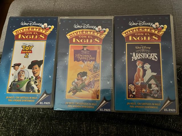 VHS Disney inglés: 16 peliculas