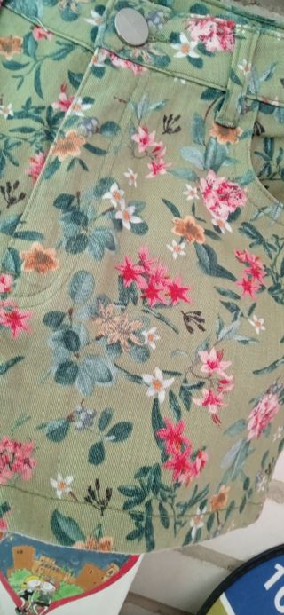 Pantalón corto mujer estampado Stradivarius, 34