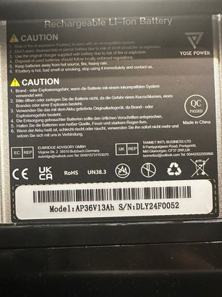 Batería bici eléctrica Yose Power