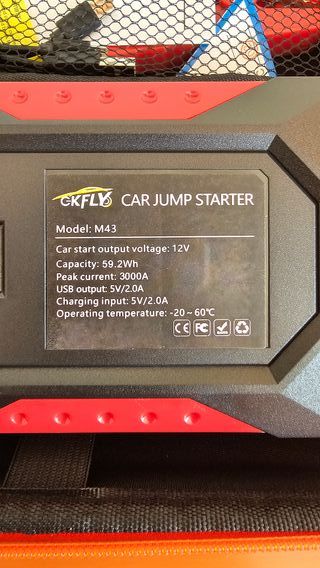 Arrancador baterías 3000 amperios