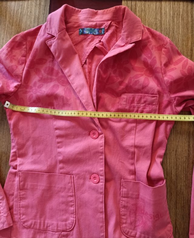 Americana Desigual rosa talla S