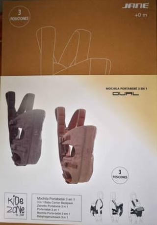 Mochila portabebés 3 en 1