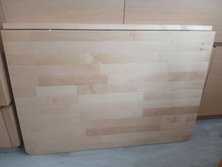 Mesa plegable de pared - Madera an 79* f 59 cm