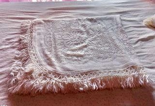 Colcha blanca verano cama 90