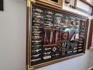 Cuadro nudos marinos vintage