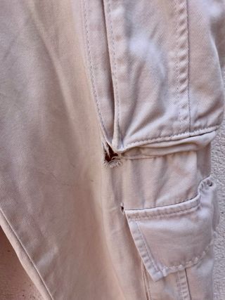 Pantalones Cargo Beige Stradivarius XS