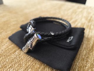 Pulsera cuero Mjolnir