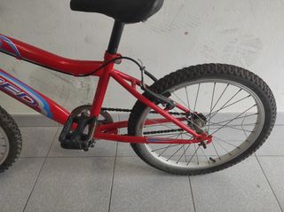 Bicicleta niño/niña 14" roja