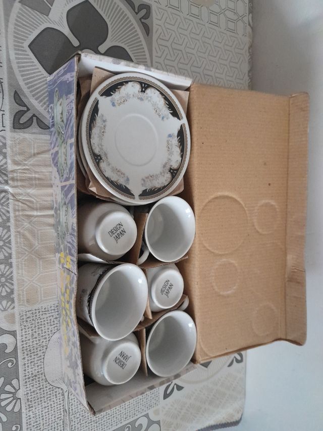 Set 6 Tazzine Caffè Porcellana