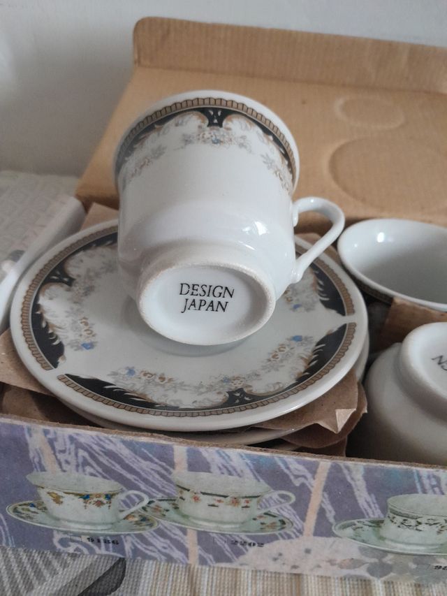 Set 6 Tazzine Caffè Porcellana