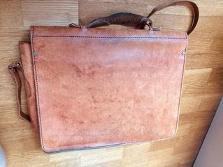 Maletín cuero vintage marrón