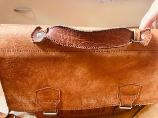 Maletín cuero vintage marrón