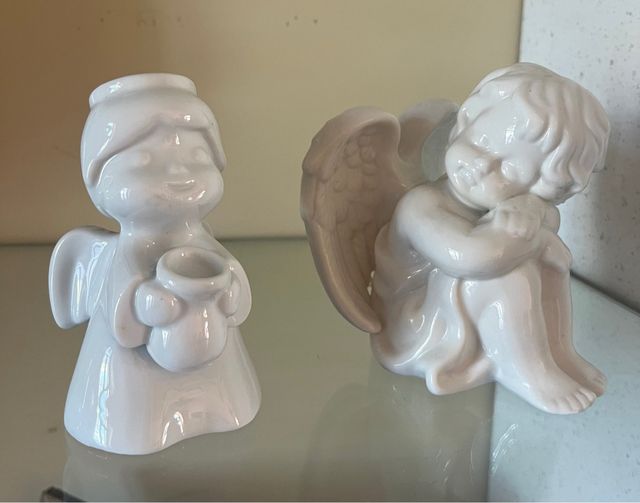 Angeli in ceramica - 5 pezzi