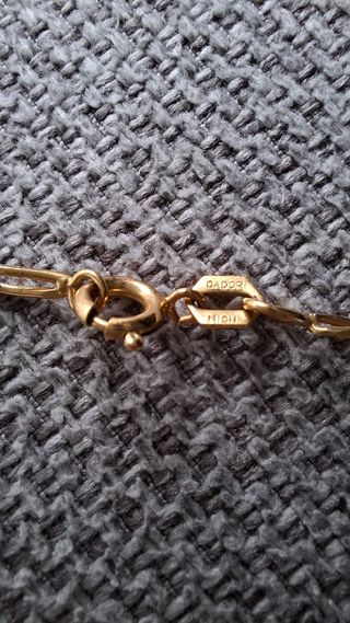 Cadena chapado oro 18k CADOR