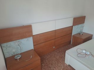 Dormitorio matrimonio- 2 mesitas + cabecero