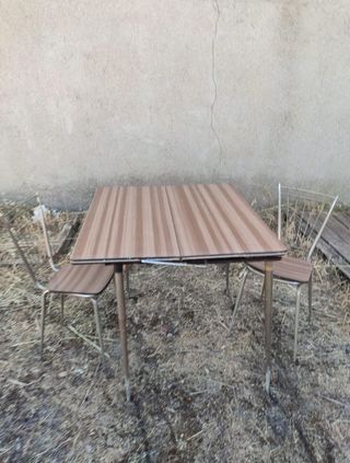 Mesa cocina vintage - extensible- Yeles