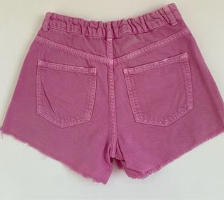 Shorts denim Zara rosa
