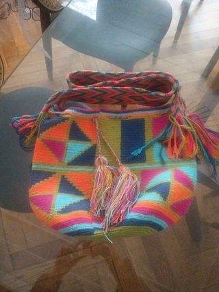 Bolso étnico multicolor