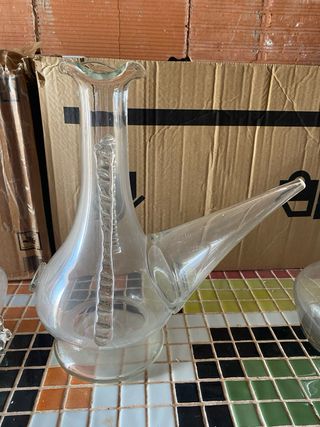 Porrón artesanal antiguo