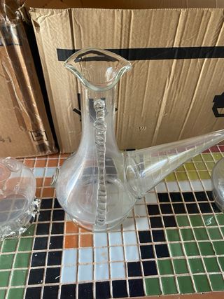 Porrón artesanal antiguo