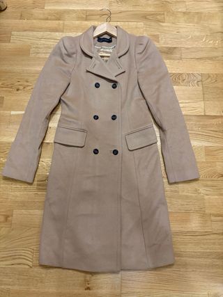 Abrigo Zara mujer beige