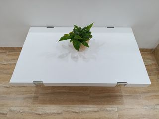 Mesa centro blanca y gris - Moderna