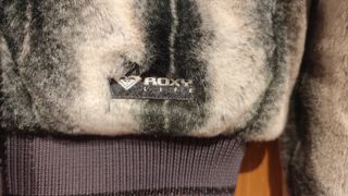 Cazadora ROXY pelo sintético - negra/gris