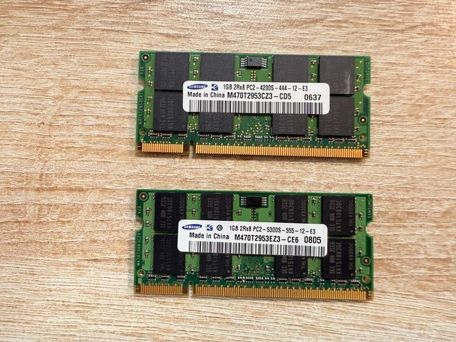 DR2 Samsung M470T2953CZ3-CD5 1GBx2 PPC2-4200 533MH