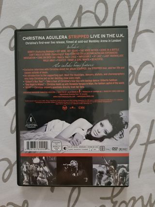 DVD Christina Aguilera Stripped Live UK