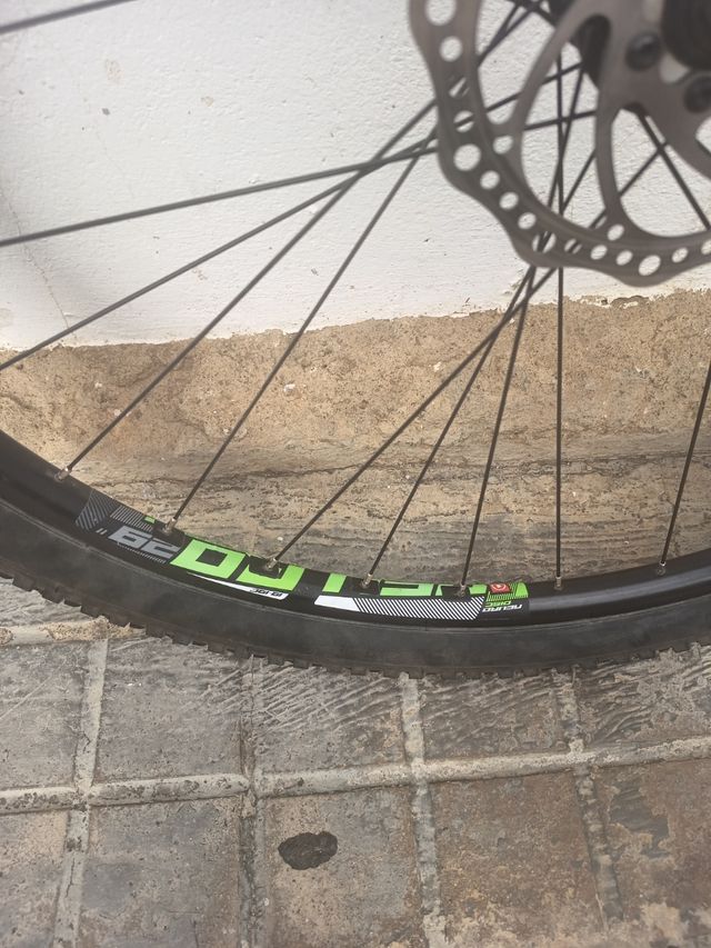 Rueda bici 29.5" disco