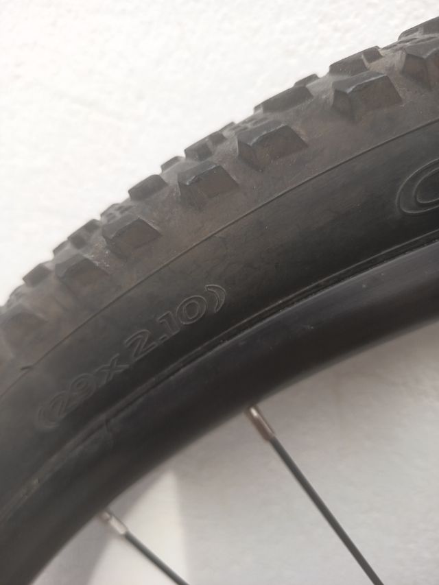 Rueda bici 29.5" disco