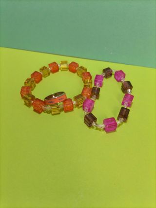 Pack pulseras y anillo